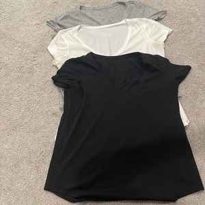 3 pack Lululemon V Neck Shirts